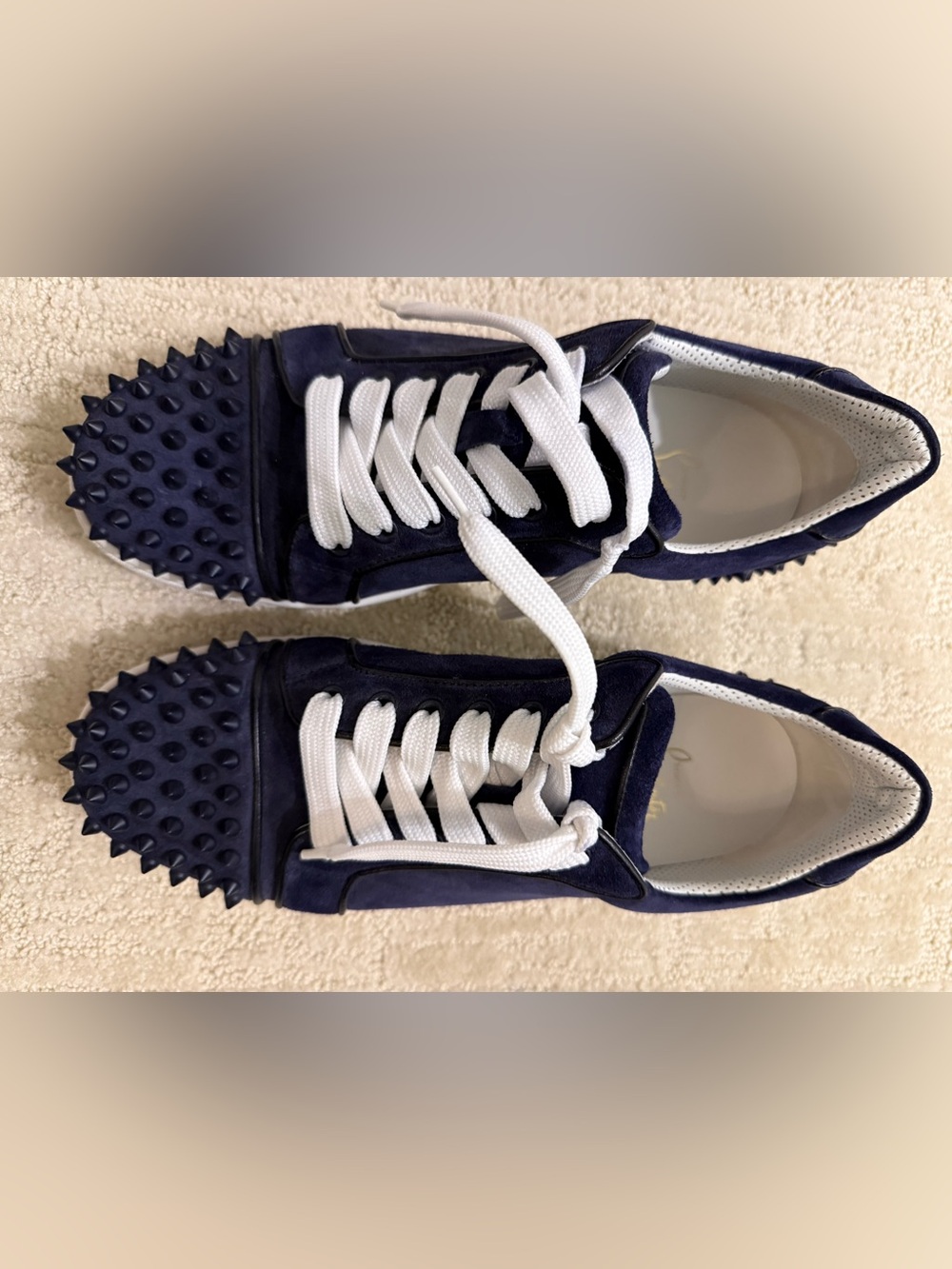 Christian Louboutin Louis Navy Vieira 2 Sneakers